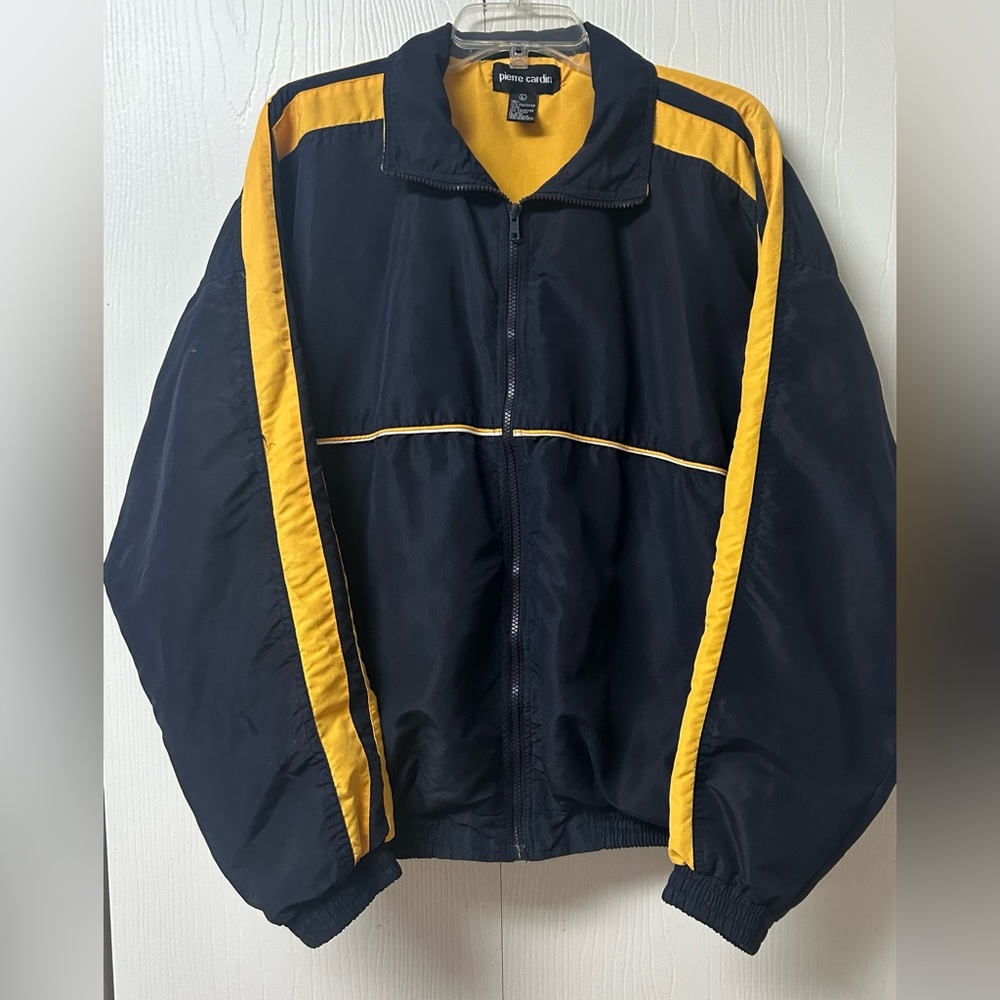 Pierre Cardin Navy and Yellow Jacket